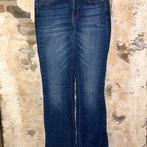 SO Blue Flare Wide Leg Jeans